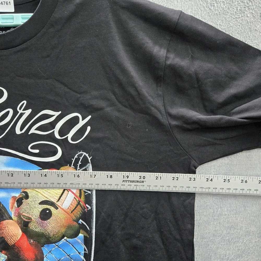 Born X Raised Men Shirt XL‎ Black Graphic Fuerza Regida Otra Peda Tour